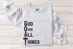 God Over All Things SVG | Faith Christian Quote SVG PNG DXF Product Image 2