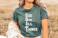 God Over All Things SVG | Faith Christian Quote SVG PNG DXF Product Image 3