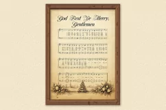 Christmas Carol Sheet Music, Christmas Sheet Music Printable Product Image 1
