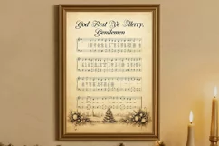 Christmas Carol Sheet Music, Christmas Sheet Music Printable Product Image 3