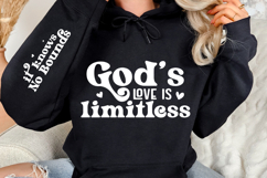Gods Love Is Limitless SVG Design Product Image 3