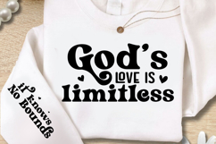 Gods Love Is Limitless SVG Design Product Image 2