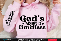 Gods Love Is Limitless SVG Design Product Image 1