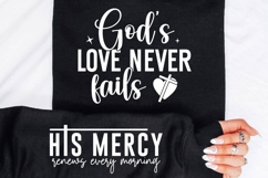 God’s Love Never Fails SVG Design Product Image 3
