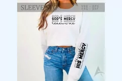 God's mercy renews me Sleeve PNG Design Product Image 1