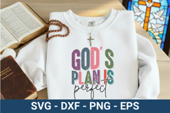 Gods Plan Is Perfect - Christian SVG Design Product Image 1