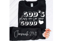 God&#039;s Plans Are For Your Sleeve SVG Design Product Image 2