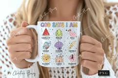 God Says I Am Summer PNG | Beach PNG Product Image 2