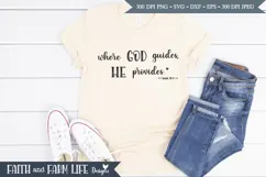 Where God Guides svg, png, jpeg Product Image 4