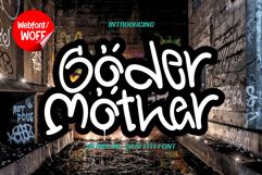 Goder Mother | Handwritten Graffiti Webfont Product Image 1