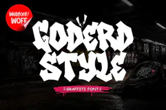 Goderd Webfont Wild Graffiti Display Font | Bold Urban Product Image 1