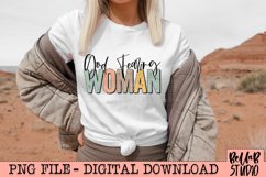 God Fearing Woman Sublimation Design Product Image 1