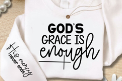 Gods Grace Is Enough SVG Design Product Image 2