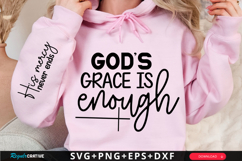 Gods Grace Is Enough SVG Design Product Image 1
