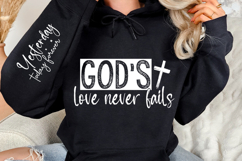 Gods Love Never Fails SVG Design Product Image 3