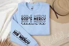 God's mercy renews me Sleeve PNG Design Product Image 2