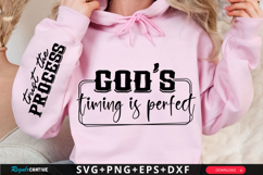 Gods Timing Is Perfect SVG Design Product Image 1