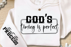 Gods Timing Is Perfect SVG Design Product Image 2