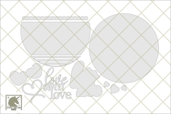 Love Sweet Love Door Hanger SVG | Cherry Door Sign SVG Product Image 2