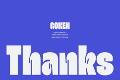 Goken - Bold Font Product Image 10
