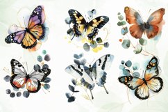 Gold Alcohol Ink Butterfly Sublimation Product Image 4