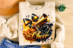 Cheer PNG, Cheerleader PNG, Cheer Coquette PNG, Cheer Bow Product Image 1