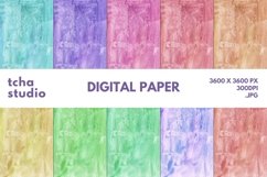 Gold Blink Watercolor Digital Papers Background Product Image 1
