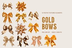 Vintage Gold Bows Product Image 1