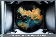 GorgeousGold Car Coaster design.