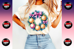 Gold Luxury Christmas Clipart Set Product Image 5