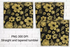 Floral tumbler design | Flower tumbler sublimation Product Image 2