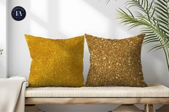 Metallic Gold Glitter Shiny Seamless Texture Digital Paper Product Image 2