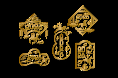 Gold lunar new year 2026 design collection Product Image 2