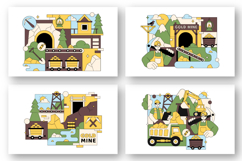 10 Gold Mine Industry Illustration Product Image 2