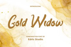 Gold Widow Font Product Image 1