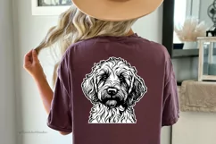 Goldendoodle Svg, Dog Silhouette, Cute Puppy Svg, Dog Face Product Image 4