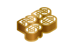 Golden 2026 new year text number logo clipart Product Image 1
