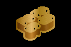 Golden 2026 new year text number logo clipart Product Image 2