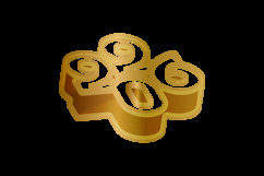 Golden 2026 new year text number logo graphic Product Image 2