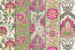 Vintage Ornate Damask Floral Digital Paper Set 05 Product Image 3