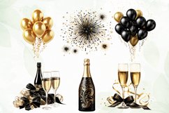 Golden and Black New Year Sublimation Product Image 3