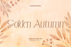 Golden Autumn Font Product Image 1