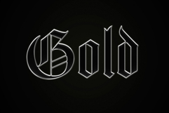 Golden Chrome Text &amp; Logo Effect Product Image 3