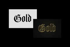 Golden Chrome Text &amp; Logo Effect Product Image 4