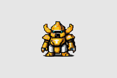 Golden Divine Automaton Design Vector Product Image 1