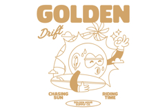Retro Summer Surfing T shirt Design
