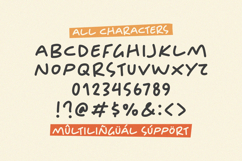 Golden Ember - All Caps Handwritten Font Product Image 6