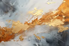 Golden Foil Elegant Wall Art Product Image 1