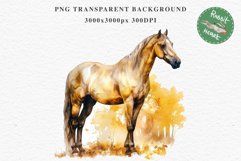 Golden Horse Farm Animals Black Horses Clipart PNG Image Watercolor  Transparent Print for invitation t-shirt designs sublimation kids printable digital watercolor Golden Horse, black horses clipart, sublimation nursery drawing, farm animals life art