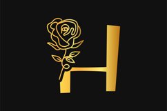 Letter H with multi colors letter mark logos Product Image 1